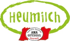 Heumilch Logo mit AMA Gütesiegel