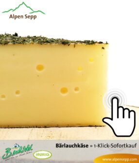 Heumilch Bärlauchkäse Sofortkauf
