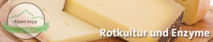 Rotkultur und Enzyme im Käsewiki vom Alpen Sepp