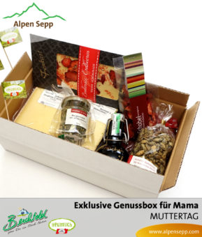 Genussbox für Mama zum Muttertag aus den Alpen