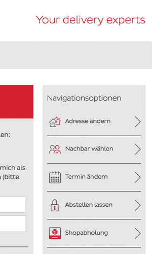 Predict für Ihre Paketzustellung