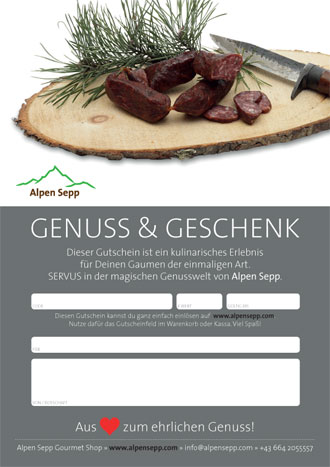 Gutschein Wildschweinbeisserle Design