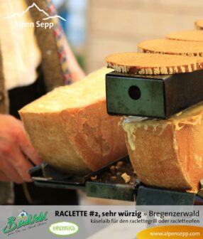 Raclette #2 sehr würziger Käselaib für den Raclettegrill