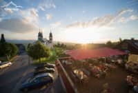 Gasthof Kreuz Bildstein Terrasse Talaussicht