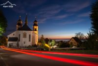 Gasthof Kreuz mit Kirche Bildstein