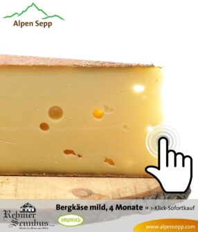 Bergkäse - milder Geschmack - Sofortkauf