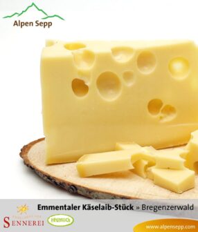 Emmentaler Käse vom Käselaib