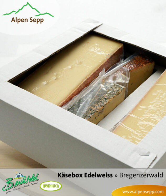 Geschenkbox Edelweiss - Käsevariation