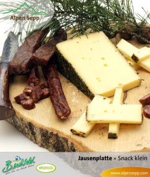 Jausen Box - klein - Wurst und Käse