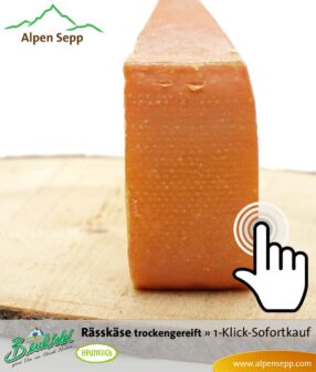 Heumilch Rässkäse, trocken gereift - Sofortkauf